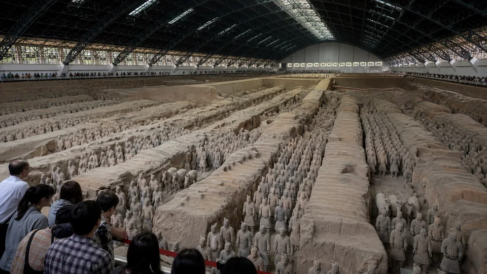 Terracotta Warriors near Xian on a Western China itinerary