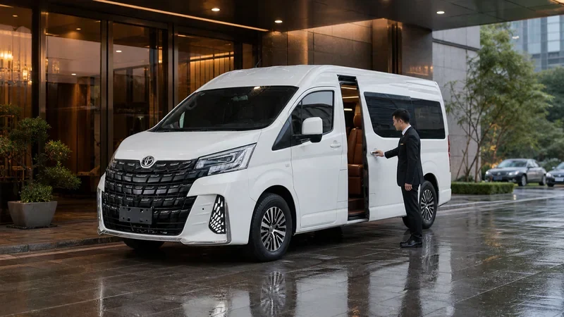 Toyota Hiace nine seat VIP conversion vehicle