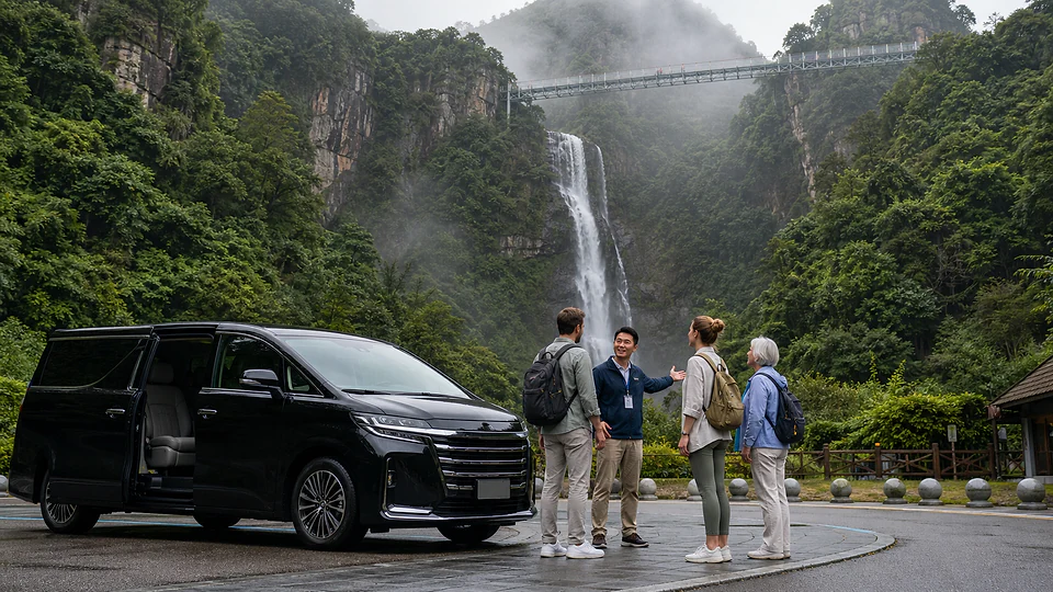 Private day trip arrival at Gulong Gorge near Guangzhou